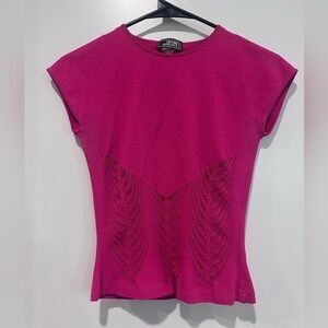 Vintage Gianni Versace Pink Top